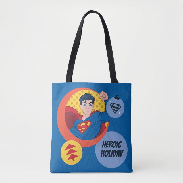 Justizielle Liga Superman Holiday Bauble Tasche (Vorderseite)