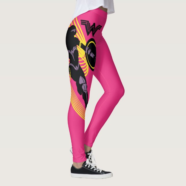 Justizielle Liga | Symbol "Wonder Woman Silhouette Leggings (Rechts)