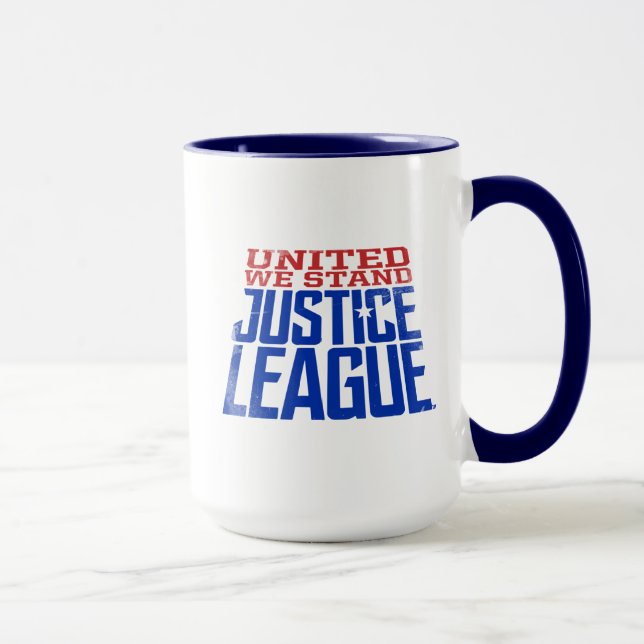 Justizielle Liga | United We Stand Graphic Tasse (Rechts)