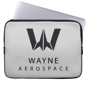 Justizielle Liga   Wayne Aerospace Logo Laptopschutzhülle