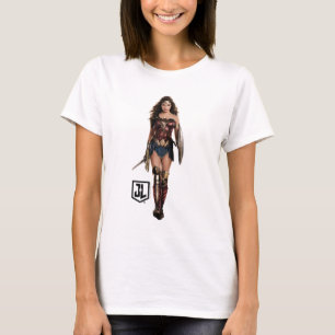 Justizielle Liga   Wonder Woman auf dem Schlachtfe T-Shirt