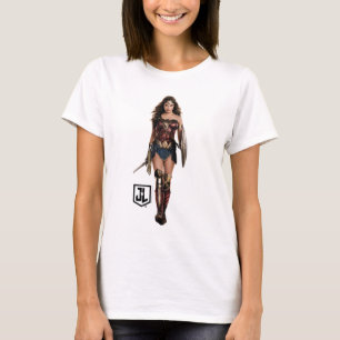 Justizielle Liga   Wonder Woman auf dem Schlachtfe T-Shirt