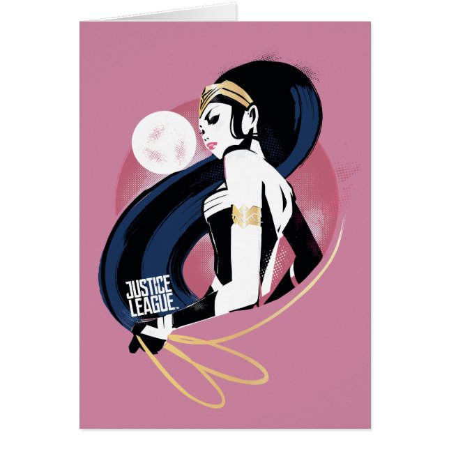 Justizielle Liga | Wonder Woman Profile Pop Art (Vorne)