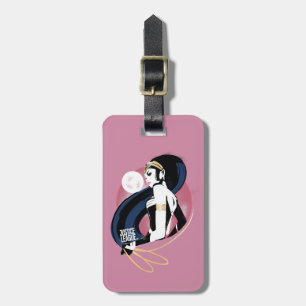 Justizielle Liga Wonder Woman Profile Pop Art Gepäckanhänger