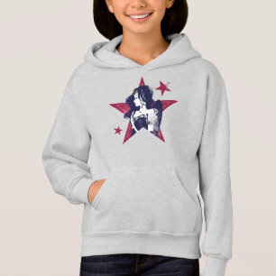 Justizielle Liga Wonder Woman & Stars Pop Kunst Hoodie
