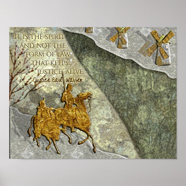 Justizielle Weisheit - Warren auf dem Geist des Ge Poster (Vorne)