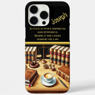 Justizkammer und Beschlussfassung iPhone 16 Pro Max Hülle