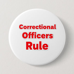Justizvollzugsbeamte Regelknopf. Button