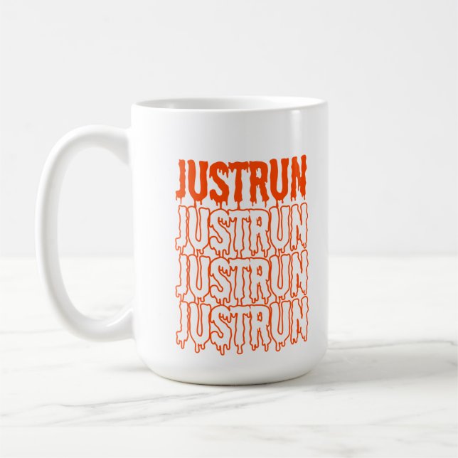 JUSTRUN Pokal Kaffeetasse (Links)
