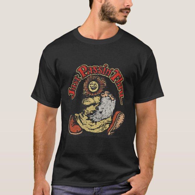 Justs Passins Thrus Fun 1967 Jahrgänge T-Shirt (Vorderseite)