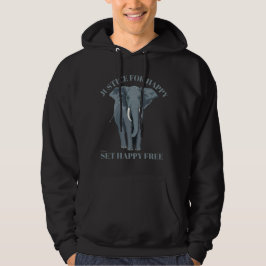 JUSTZ FÜR GLÜCKLICH, SET GLÜCKLICH FREI HOODIE