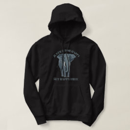 JUSTZ FÜR GLÜCKLICH, SET GLÜCKLICH FREI HOODIE