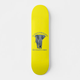 JUSTZ FÜR GLÜCKLICH, SET GLÜCKLICH FREI SKATEBOARD