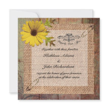 Jute-Burlap auf Rustikal-Hochzeit