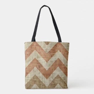 Jute Chevron Sac fourre-tout