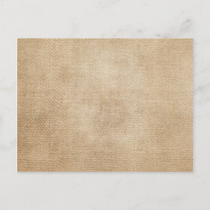 Jute Hintergrund Postkarte