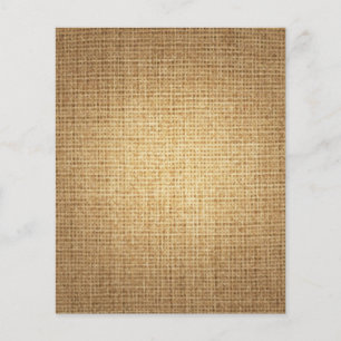 Jute Hintergrund Vorlage Flyer