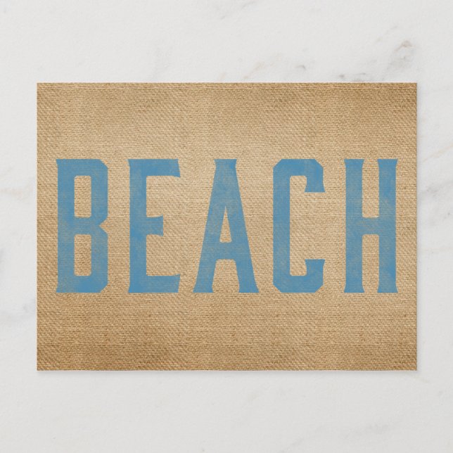 Jute Strand Postkarte (Vorderseite)