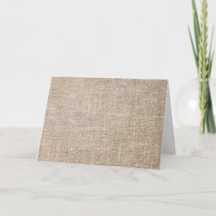 Jute Textil Karte