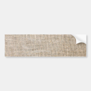 Jute Textile Autoaufkleber
