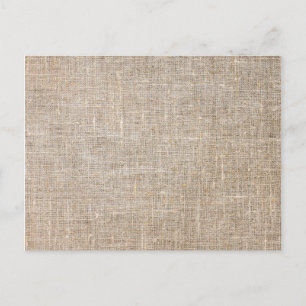 Jute Textile Postkarte