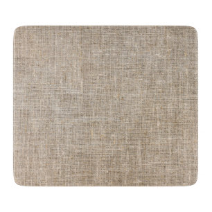 Jute Textile Schneidebrett