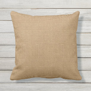 Jutefaser-Leinwand - Throw-Kissen Kissen