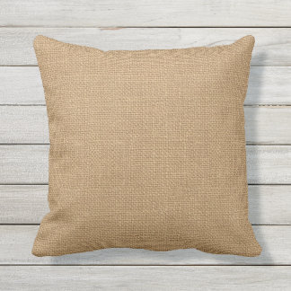 Jutefaser-Leinwand - Throw-Kissen Kissen