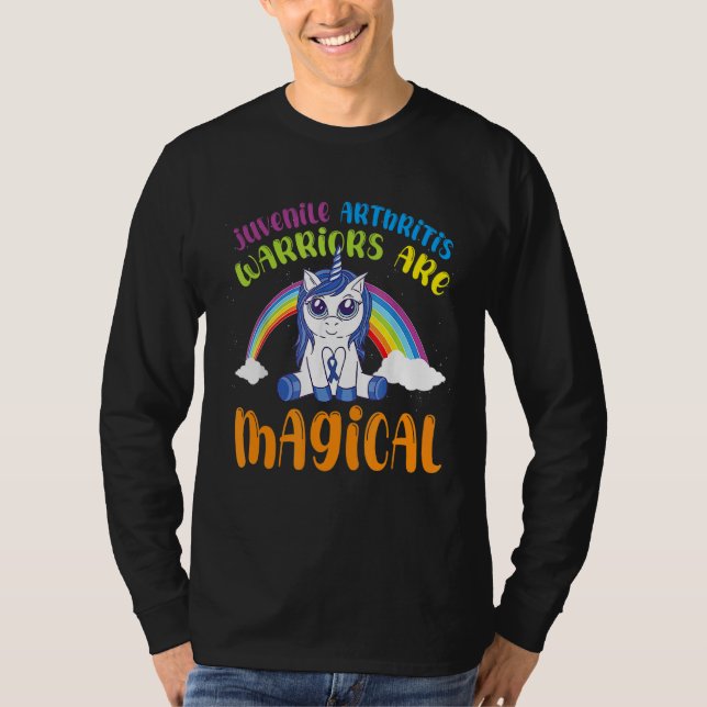 Juvenile Arthritis Sensibilisierung für Magische E T-Shirt (Vorderseite)