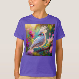 Juvenile Creush Feather Dove Fantasy Bird T-Shirt