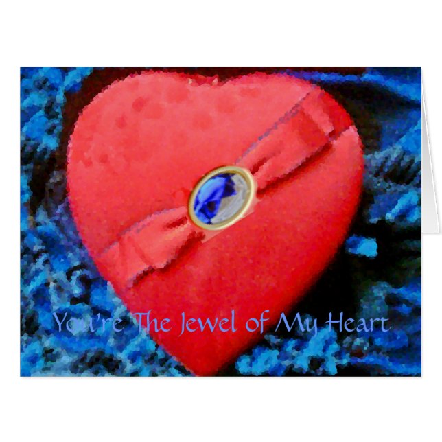 Juwel meines Herzens Valentine (Vorderseite (Horizontal))