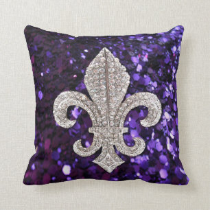 Juwel-Schein-Kissen Lilien-Flor New Orleans Kissen