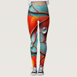 Juwelen auf einem feinen Flügel Leggings