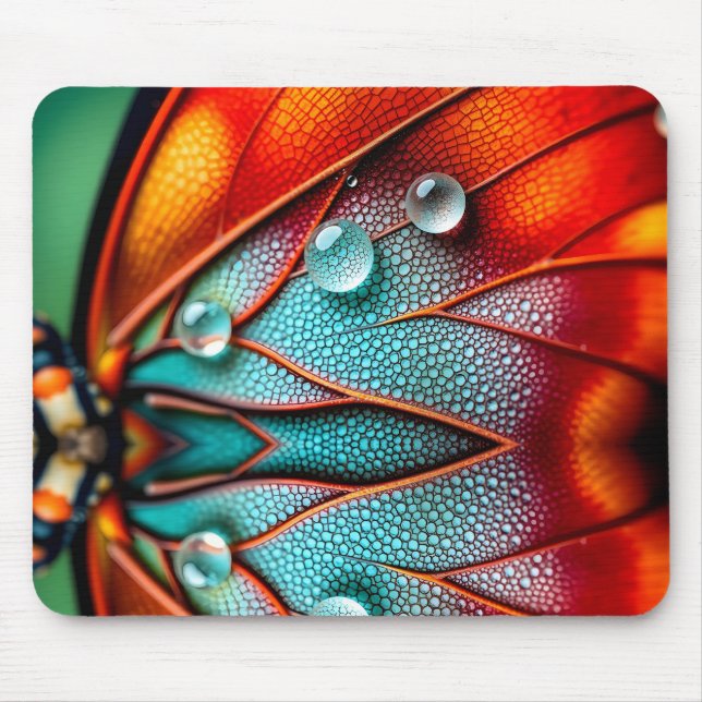 Juwelen auf einem feinen Flügel Mousepad (Vorne)