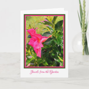 Juwelen aus der Garden Blank Card Karte