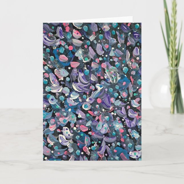 Juwelen der Mitteilungskarten des Meeresschwarms (Vorderseite)