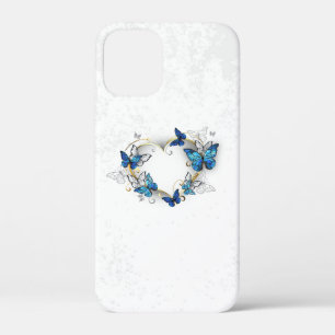 Juwelenherz mit Schmetterlingen Morpho Case-Mate iPhone Hülle