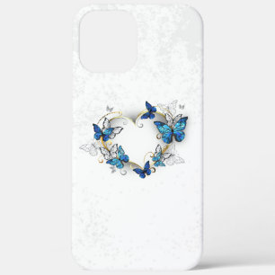 Juwelenherz mit Schmetterlingen Morpho Case-Mate iPhone Hülle