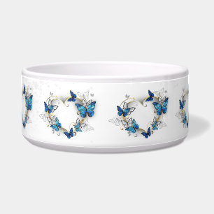 Juwelenherz mit Schmetterlingen Morpho Napf