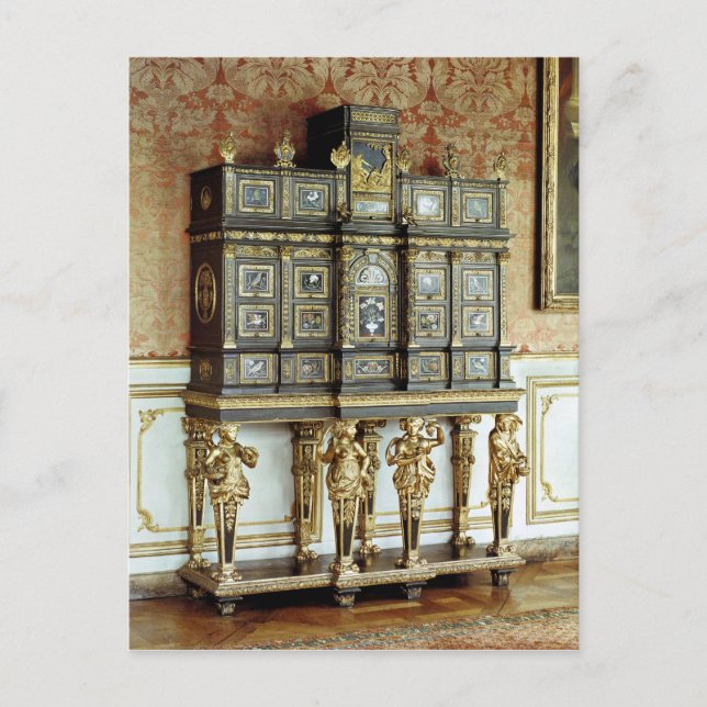 Juwelenschrank Louis XIV, Werkstatt Gobelins Postkarte (Vorderseite)