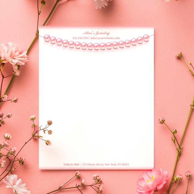Juwelier Pearl Letterhead Briefbogen (Von Creator hochgeladen)
