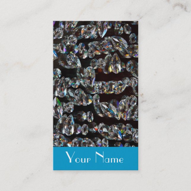 Juwelier-Schmuck-Diamant-Schein Visitenkarte (Vorderseite)