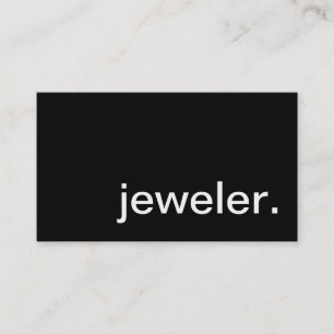 Juwelier. Visitenkarte