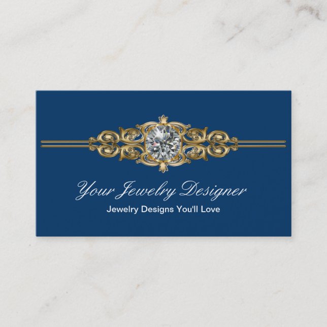Juwelier-Visitenkarten Visitenkarte (Vorderseite)