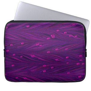 Juwelieren Hot Pink Lila Pearls Laptop-Sieb Laptopschutzhülle