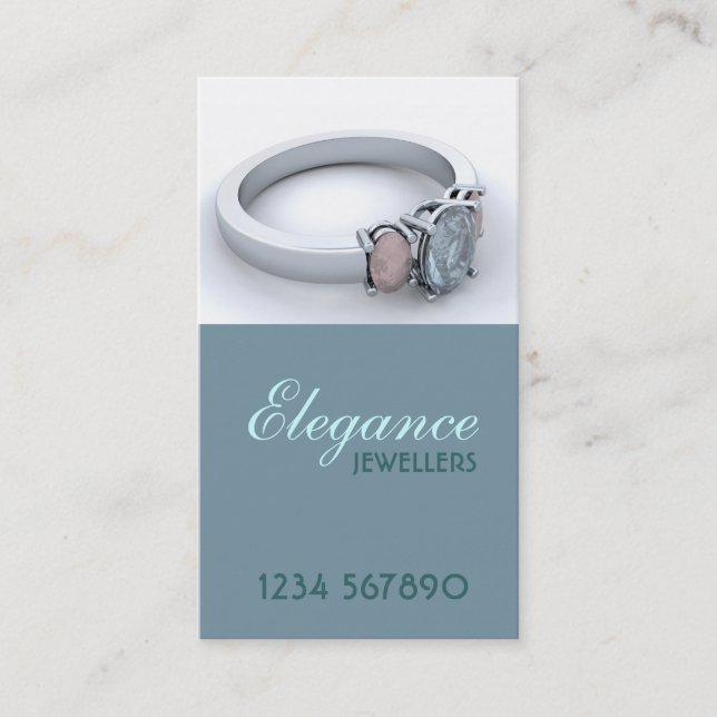 Juwelierkarte Visitenkarte (Vorderseite)