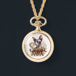 Juwelierschmuck Necklace Watch | Sphynx Cat Mama M Armbanduhr<br><div class="desc">Eine exklusive "Sphynx Mama" Schmuckhalskette mit einer realistischen Sphynxkatze, die mit einer eleganten Goldschrift geschmückt ist. Dieses atemberaubende "Sphynx Cat Art"-Design ist der perfekte Luxus-Schmuck, um jedes Outfit zu ergänzen. Ein einzigartiges und funktionelles Armbanduhr-Accessoire, das Ihren hochgeliebten, haarlosen Katzen feiert und Sie eine Sphynx Cat Mama sind. Diese Uhrenhalskette ist...</div>