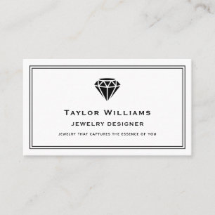 Juwelierschmuck Wertvoll Stone Jewelier Designer Visitenkarte