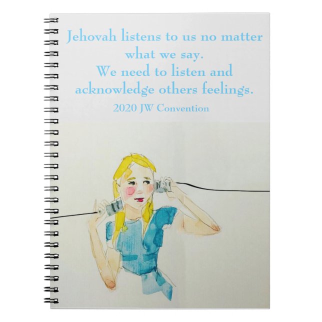 JW 2020 Convention Notebook - Tara Lillian Kunstwe Notizblock (Vorderseite)