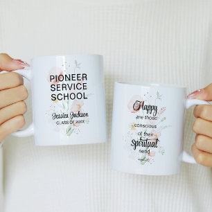 JW 2025 Pioneer Service School with Year Text Verwandlungstasse